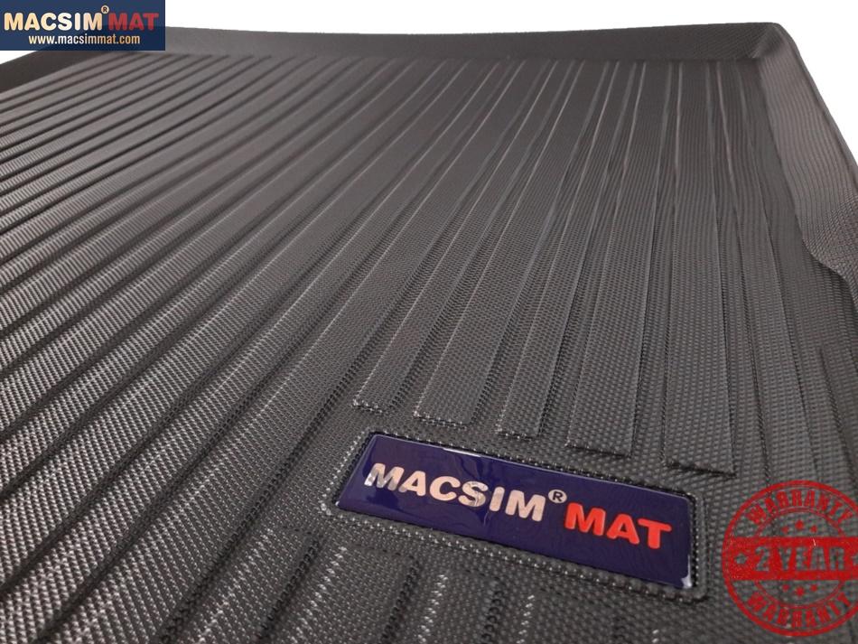 Thảm lót cốp Porsche Macan 2014-2017 nhãn hiệu Macsim chất liệu TPV cao cấp màu đen
