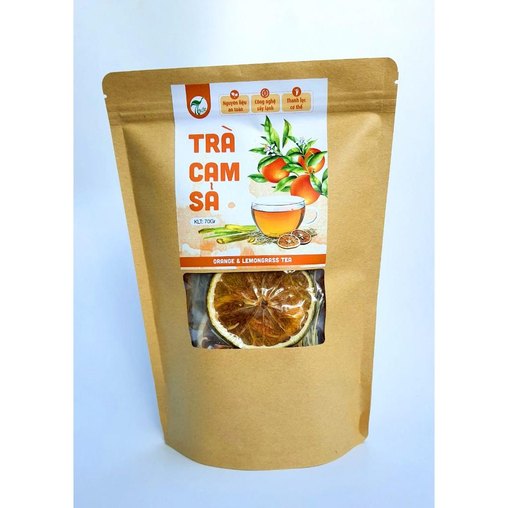 Trà cam sả 70g - nước uống detox thơm ngon