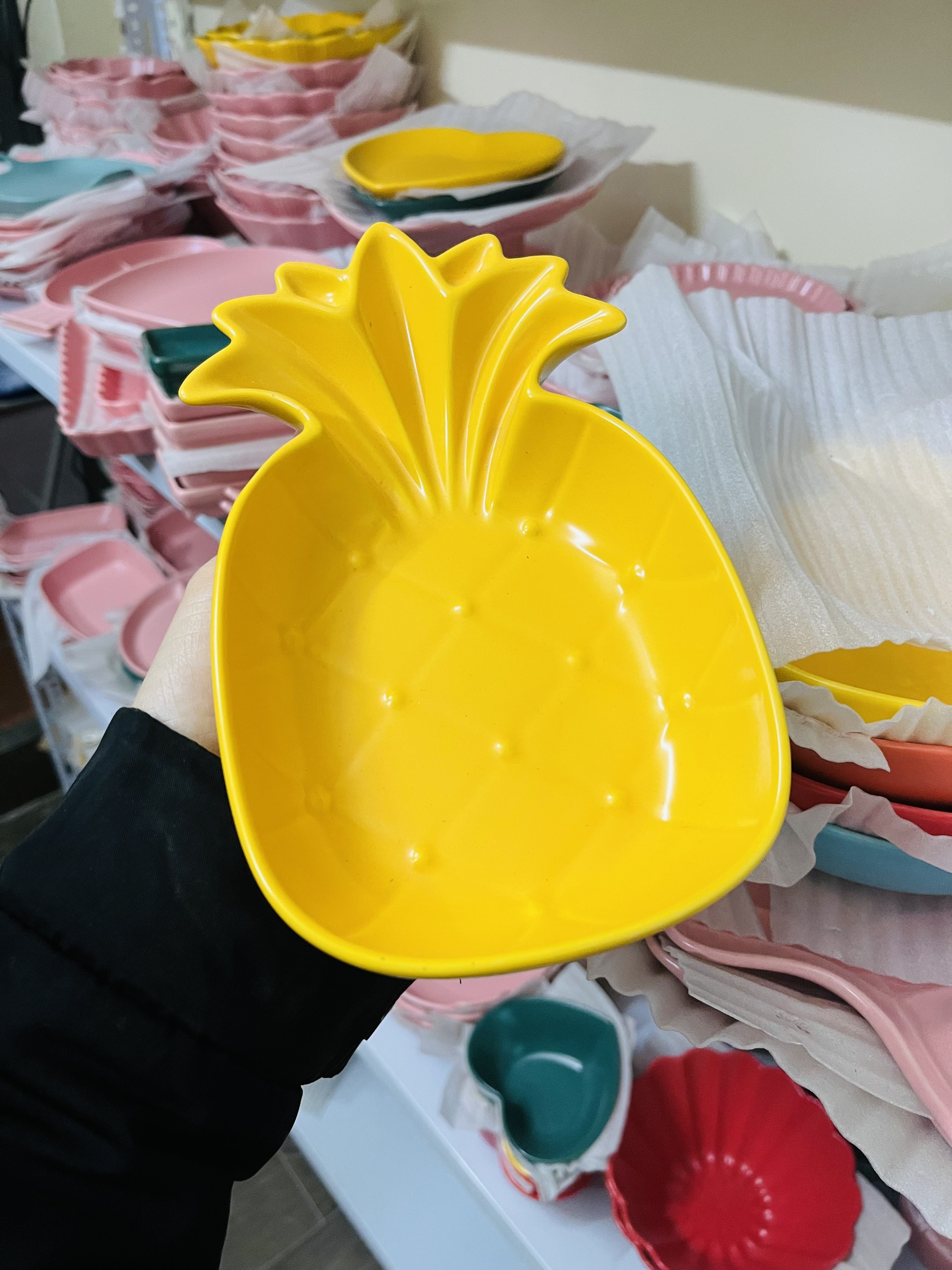 Bát dứa gốm sứ sắc màu