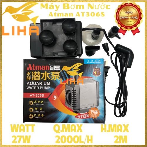 Máy Bơm Nước Bể Cá Atman AT-306S (27W - 2000L/H - 2M) - Máy Bơm Hồ Cá Tiết Kiệm Điện