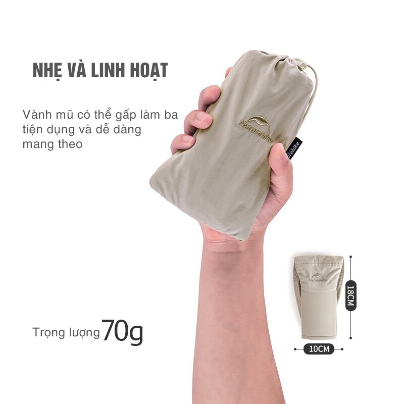 Mũ Lưỡi Trai Chống Tia UV UPF50+ Naturehike NH18H009-T