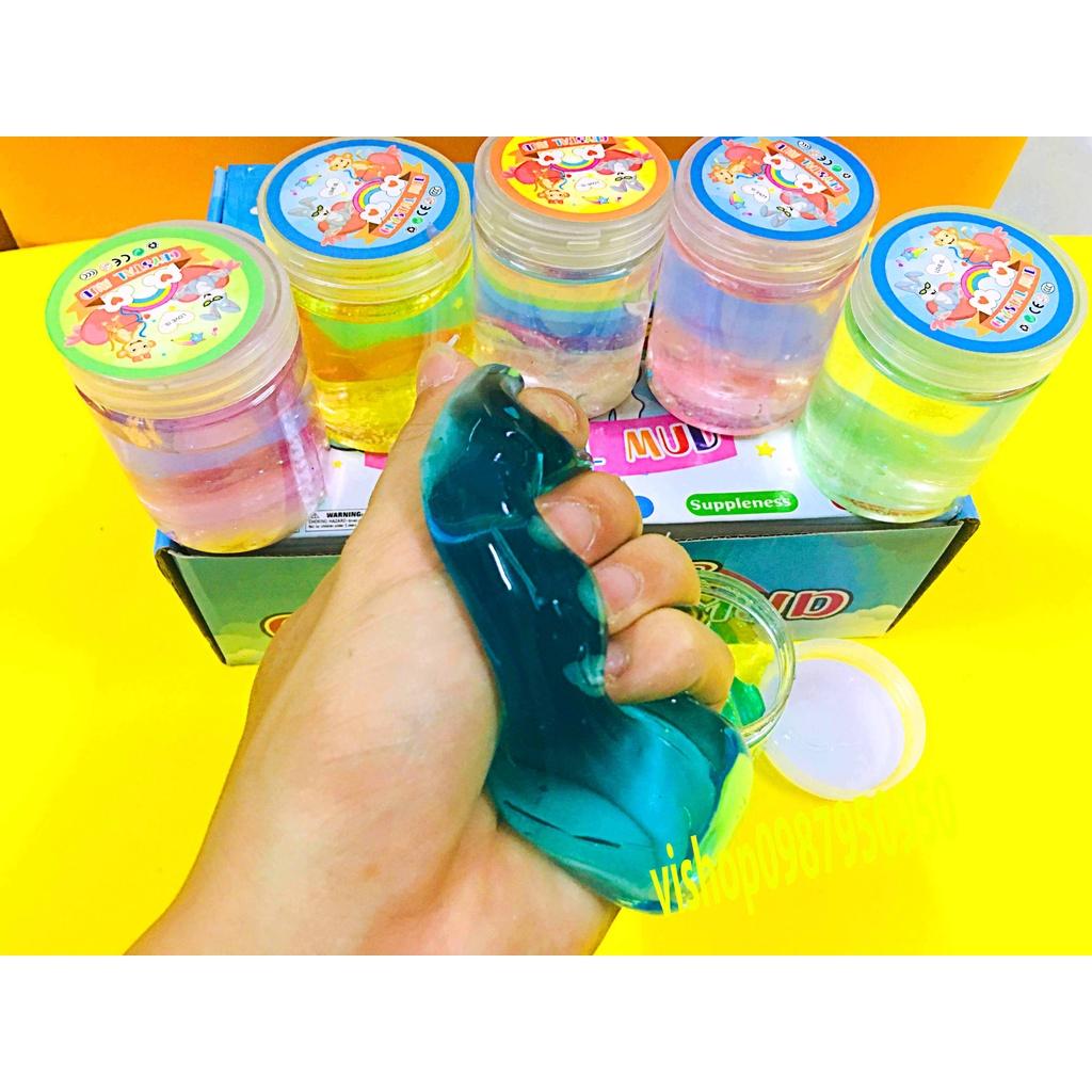SLIME hình trụ charm sao và NG0C TRAI cực đẹp Slam thiết kế độc đáo ấn tượng squishy