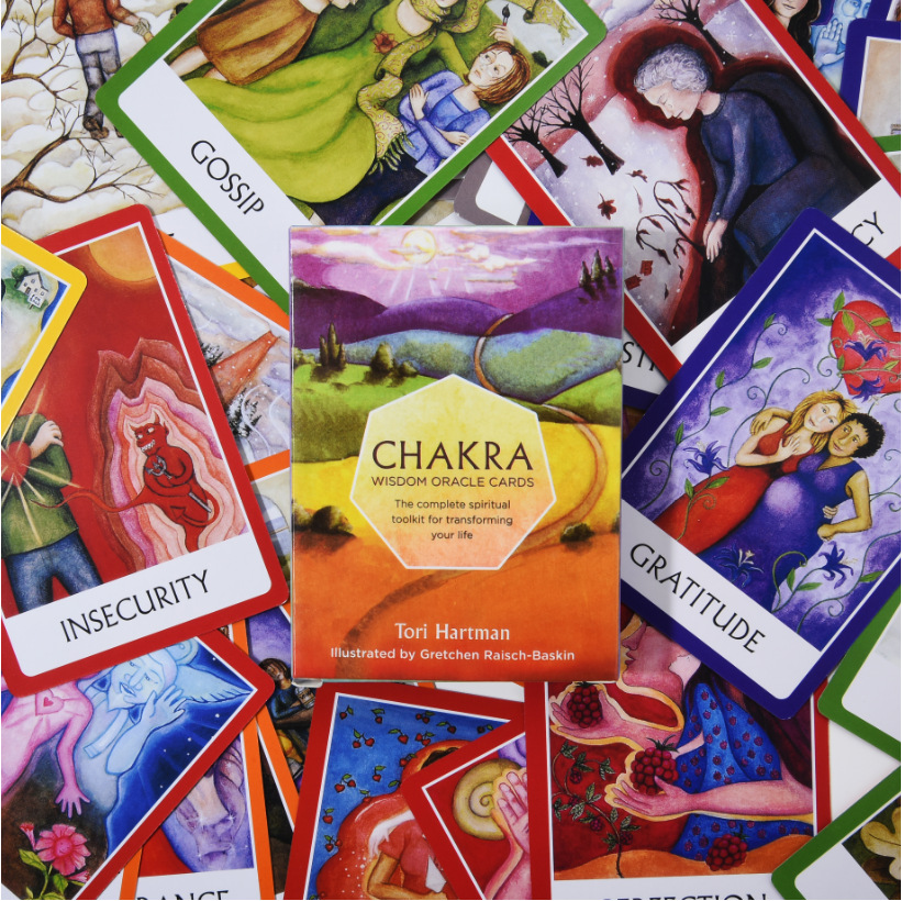 Bộ Bài Bói Tarot  Chakra Wisdom Oracle Cards Cao Cấp