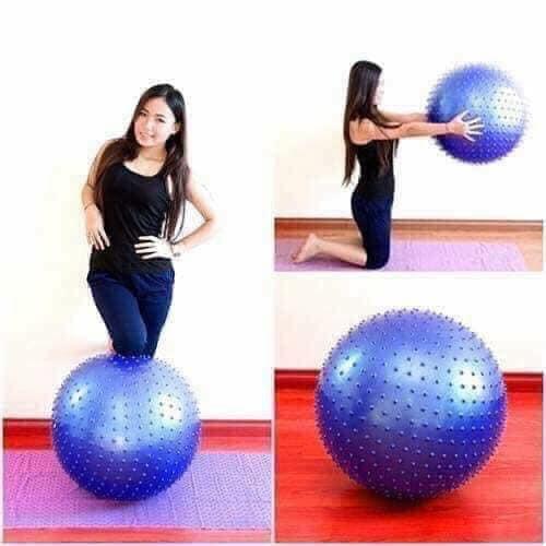 BÓNG GAI TẬP YOGA CAO SU ĐƯỜNG KÍNH 75CM - HÀNG ĐẸP