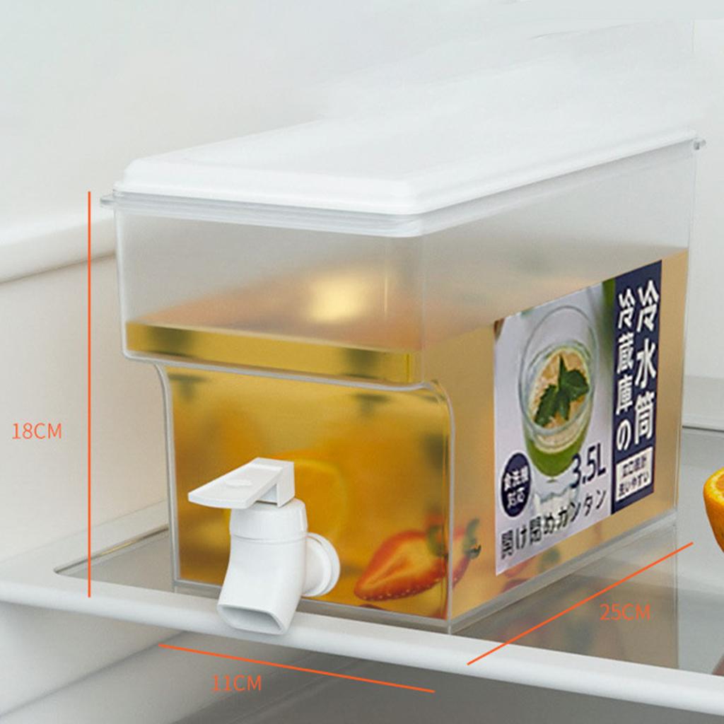 2X Refrigerator Lemonade Jug Summer Water Jug for Fruit Tea Pitcher Spill-Proof