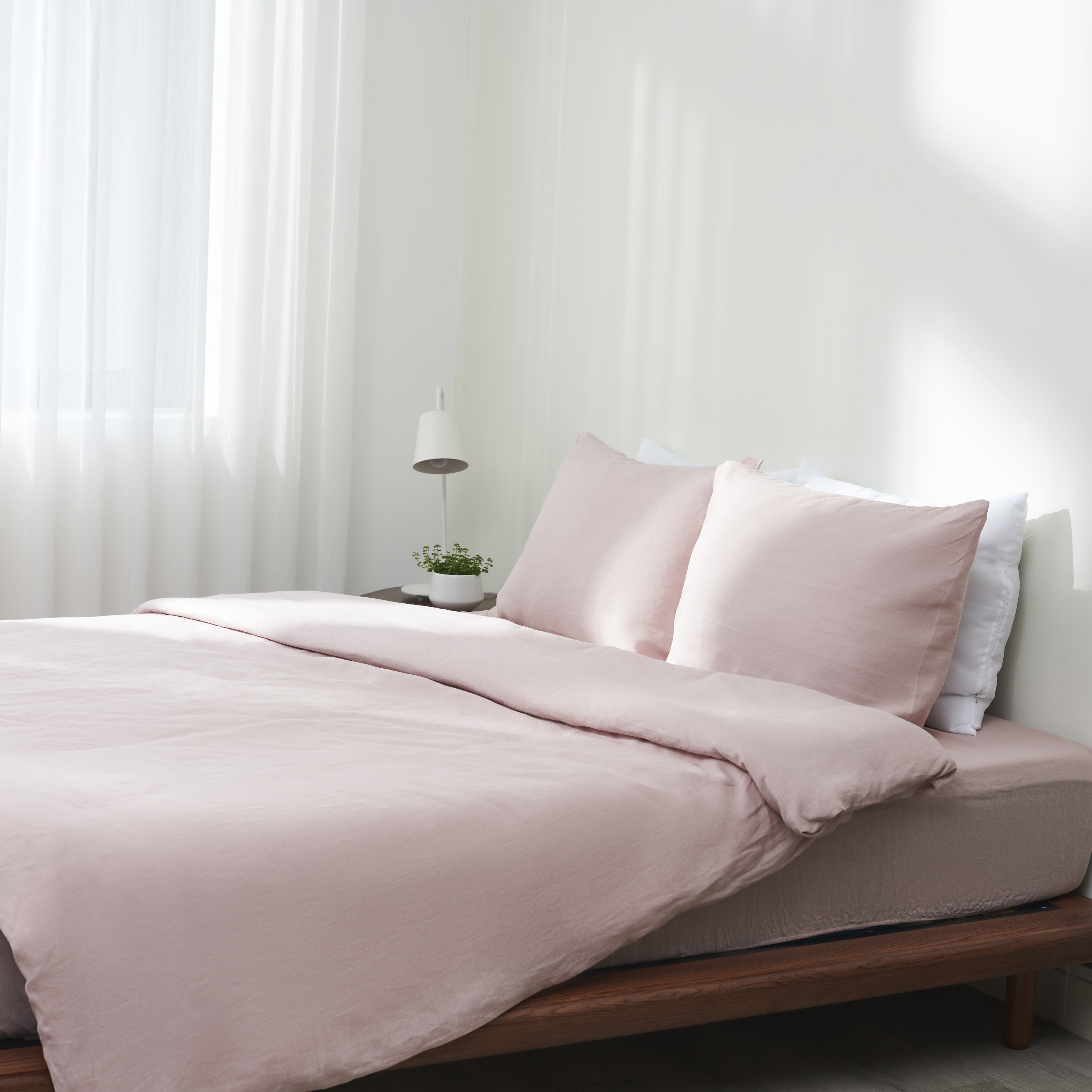 Bộ 2 Vỏ Gối Nằm Linen Ru9 100% từ thiên nhiên - 6 Màu Sắc