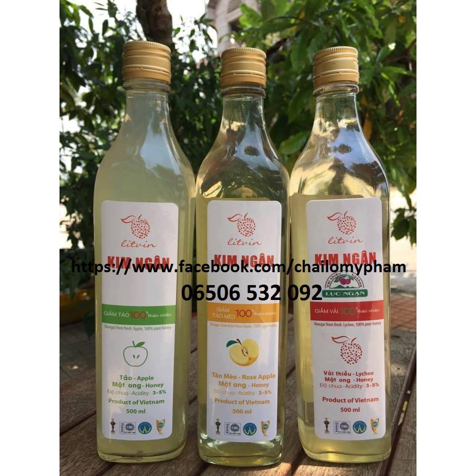Chai Thuỷ Tinh Vuông 500ml Nắp Thiếc Đựng Mật Ong Siêu Xinh