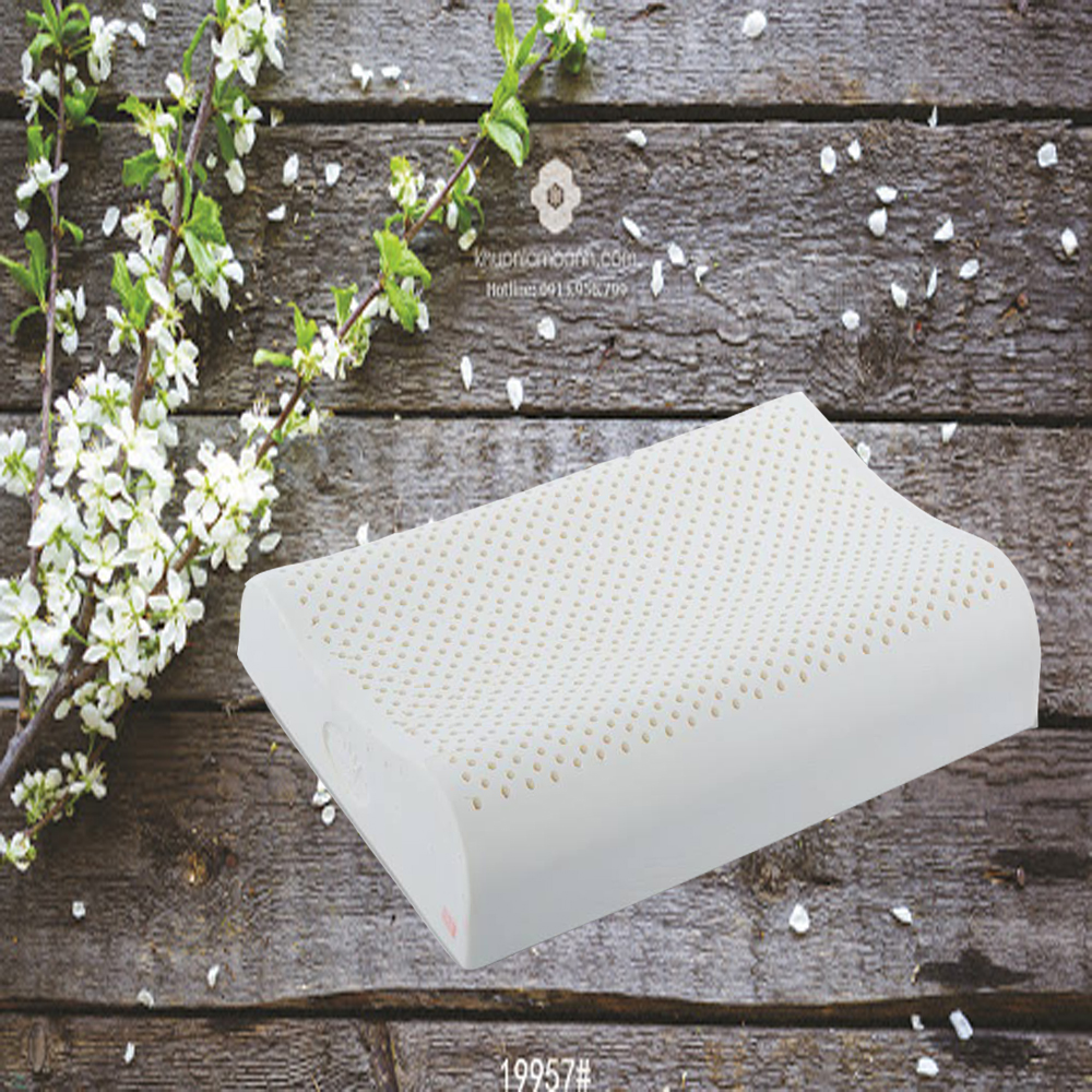 Gối cao su thiên nhiên dợn sóng B1 Vạn Thành