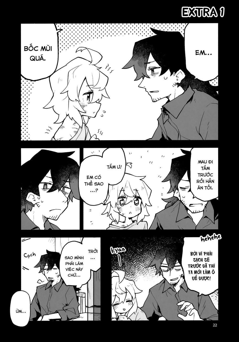 the story of a terrifying hitman and a little girl chapter 3.5 2