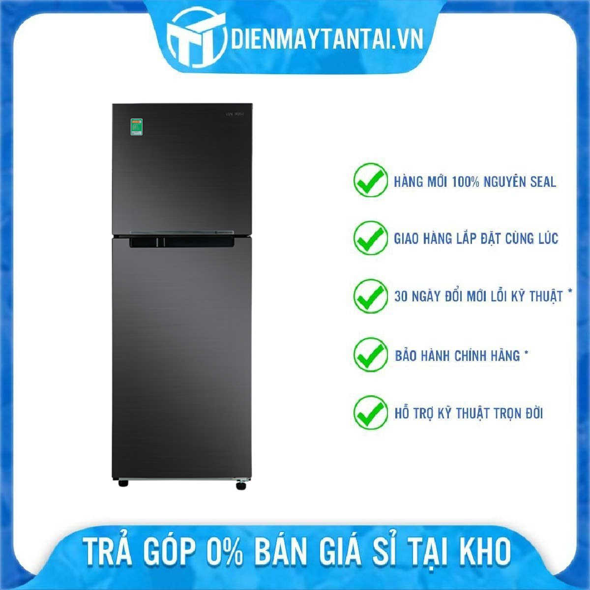 Tủ lạnh Samsung Inverter 322 lít RT32K503JB1 - Hàng chính hãng [Giao hàng toàn quốc]