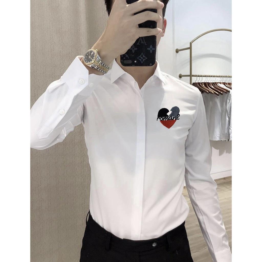 ÁO SƠ MI NAM NỮ LỤA MỊN THÊU IN LOGO CỰC ĐẸP SIÊU PHÁ CÁCH CỦA ĐAM MÊ SHOP
