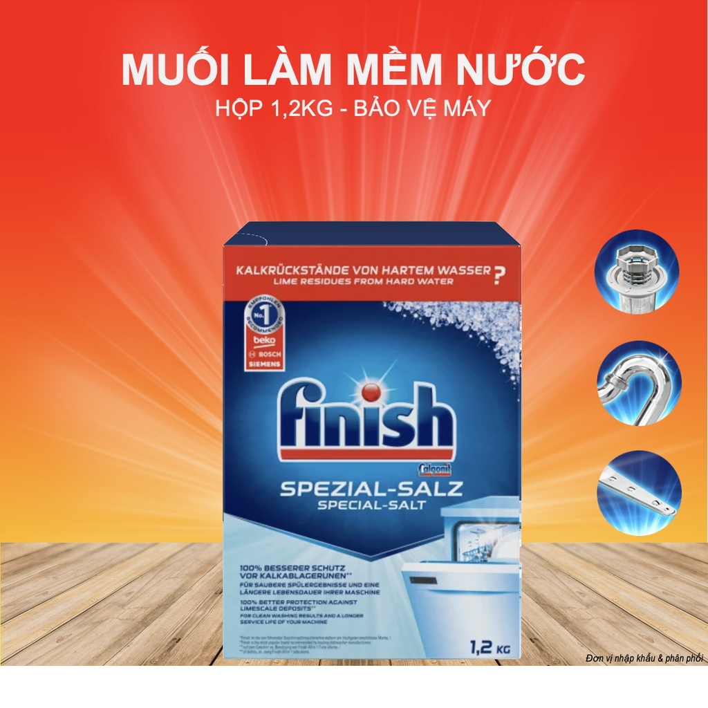 Viên rửa bát Finish Power Cube Nhật Bản dành cho máy rửa bát