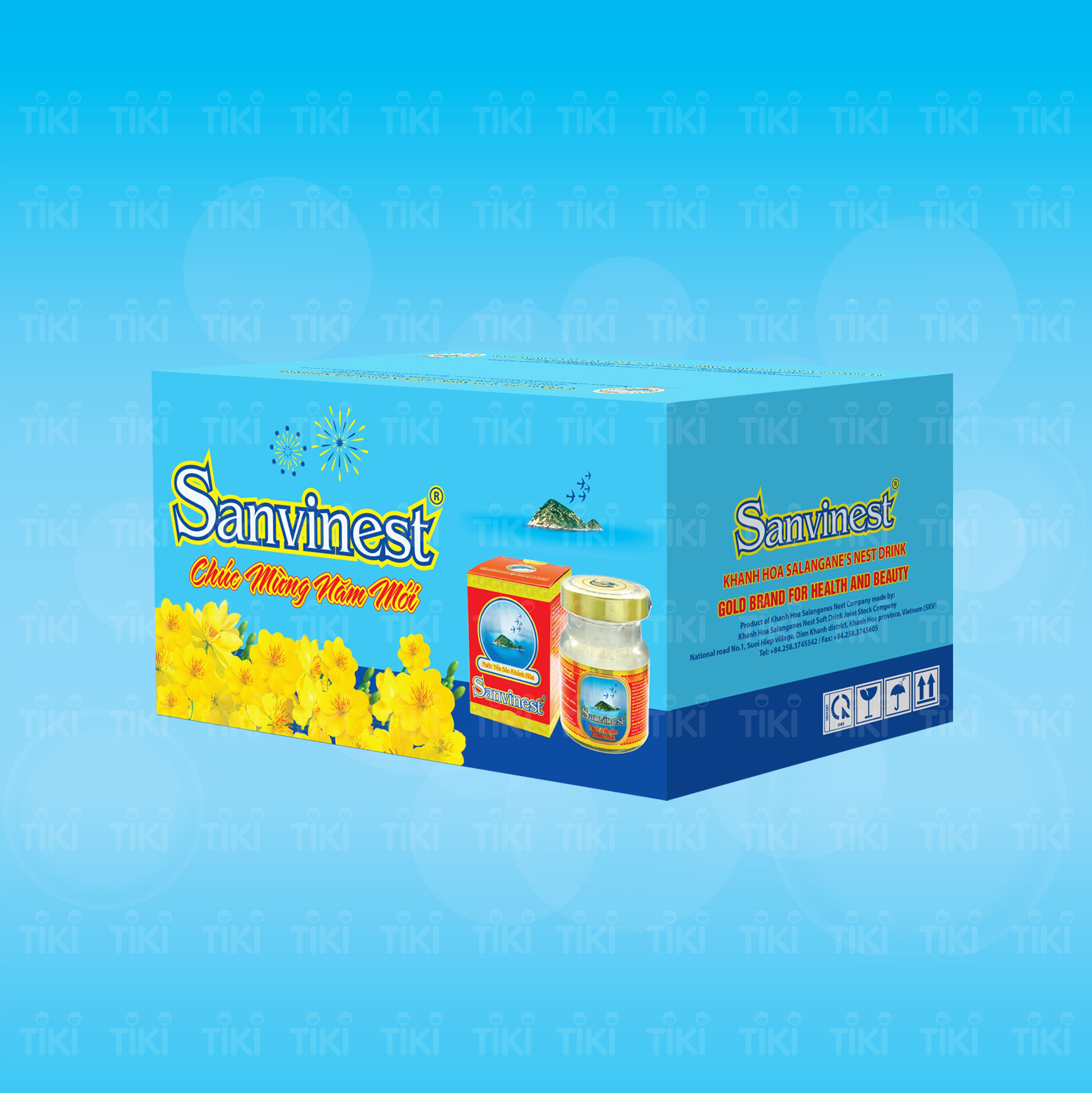 Nước Yến sào Sanvinest Khánh Hòa đóng lọ 70ml - Có đường 101