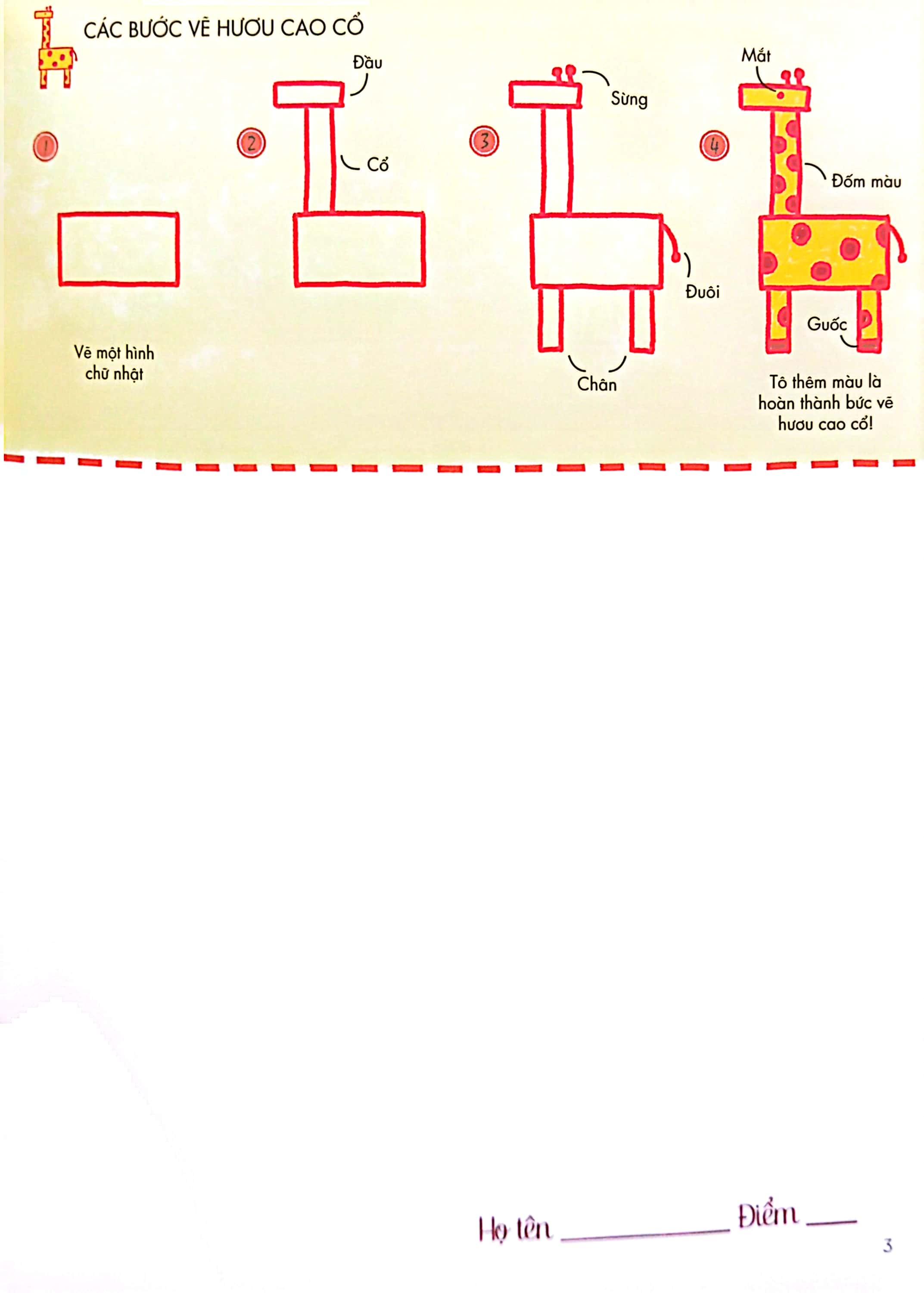 Sách - Bé Tập Làm Họa Sĩ - Tập Vẽ Từ Hình Chữ Nhật