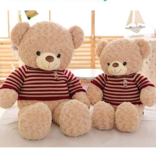 Gấu Bông Teddy Logo Baby 80cm -1m1 Cao Cấp Memon, Gấu Bông Cute Khổng Lồ - Qùa Tặng Gấu Bông Dễ Thương