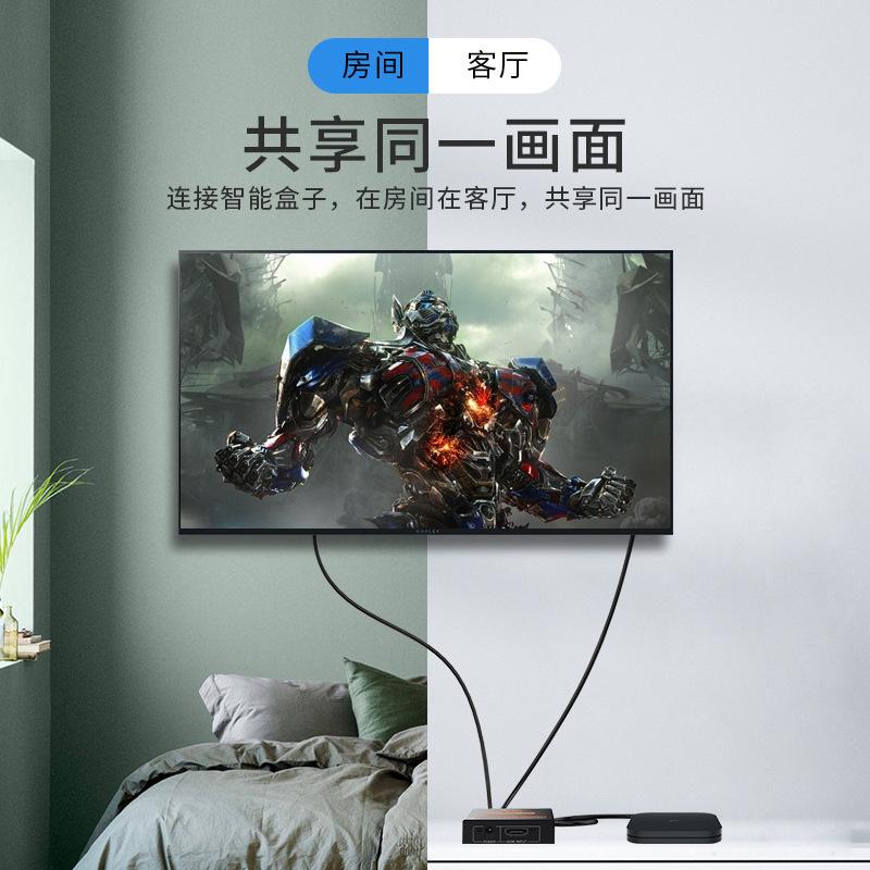 Đảm bảo chất lượng Bộ chuyển đổi hdmi bộ chia 1 vào 2 ra 1 điểm 2 ra máy tính Màn hình tivi màn hình âm thanh hình ảnh 4K HD