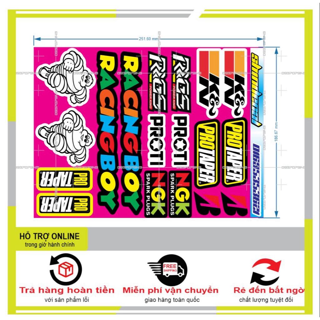 LOGO STICKER RACING BOY - BI DECAL