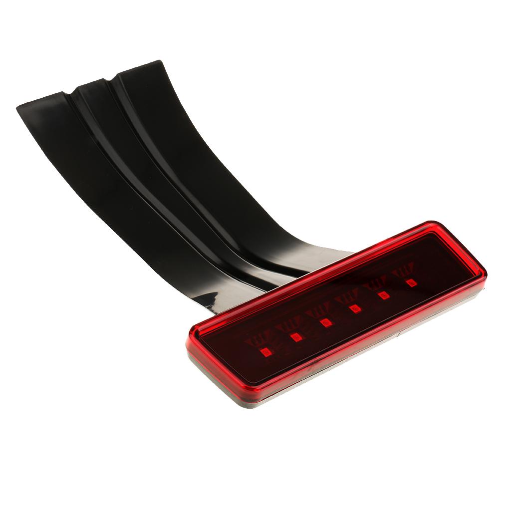 3rd Brake Red LED Light Red Lens Black Bracket for 07-17 Jeep JK Wrangler