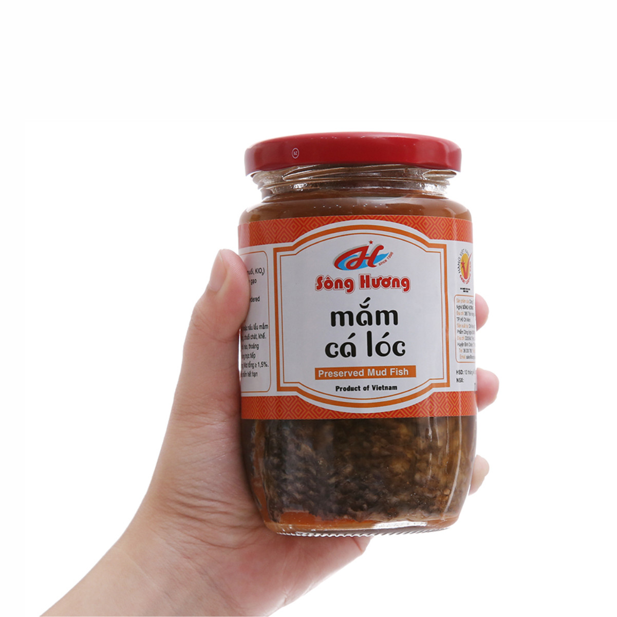 Combo 1 Hũ Mắm Cá Linh 400g + 1 Hũ Mắm Cá Cơm 440g + 1 Hũ Mắm Cá Lóc 430g Sông Hương Foods
