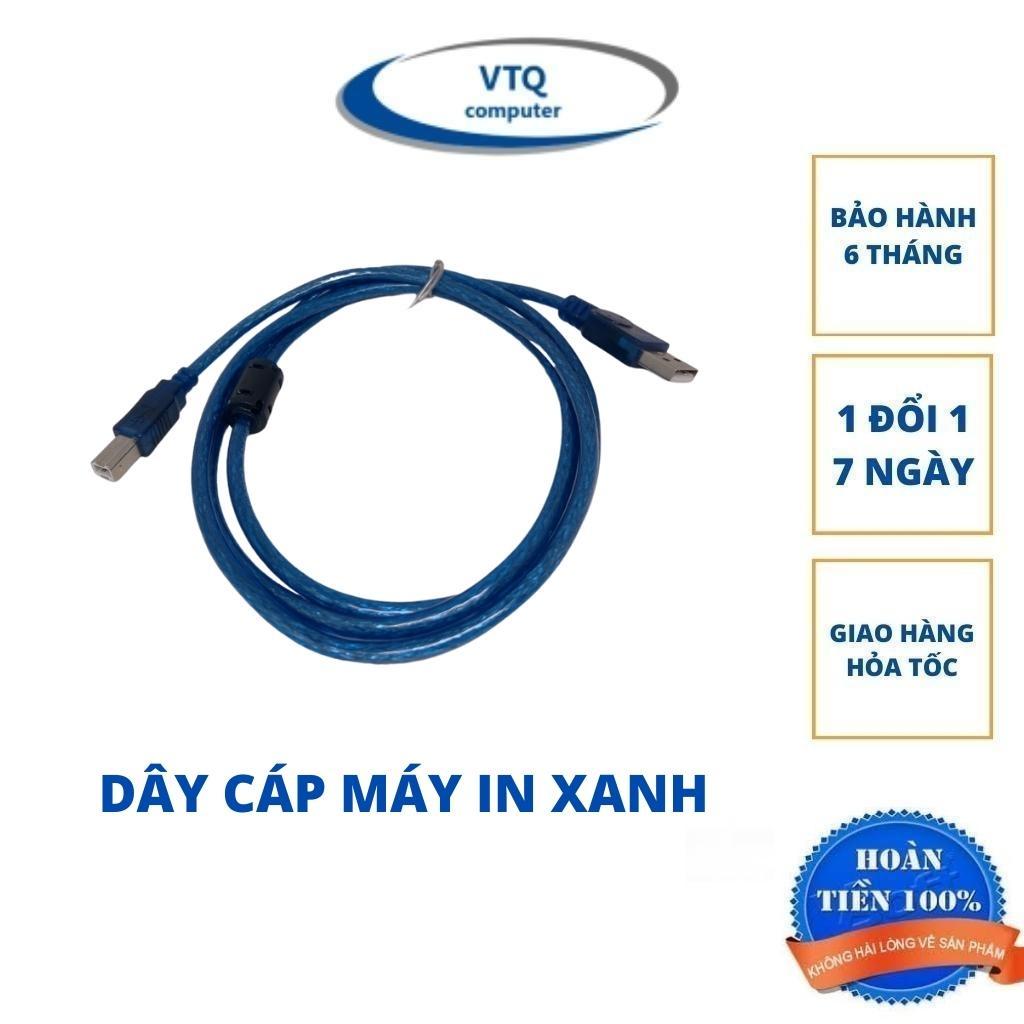 Dây usb máy in,cáp máy in 1.5M 3M 5M Xanh Arigato