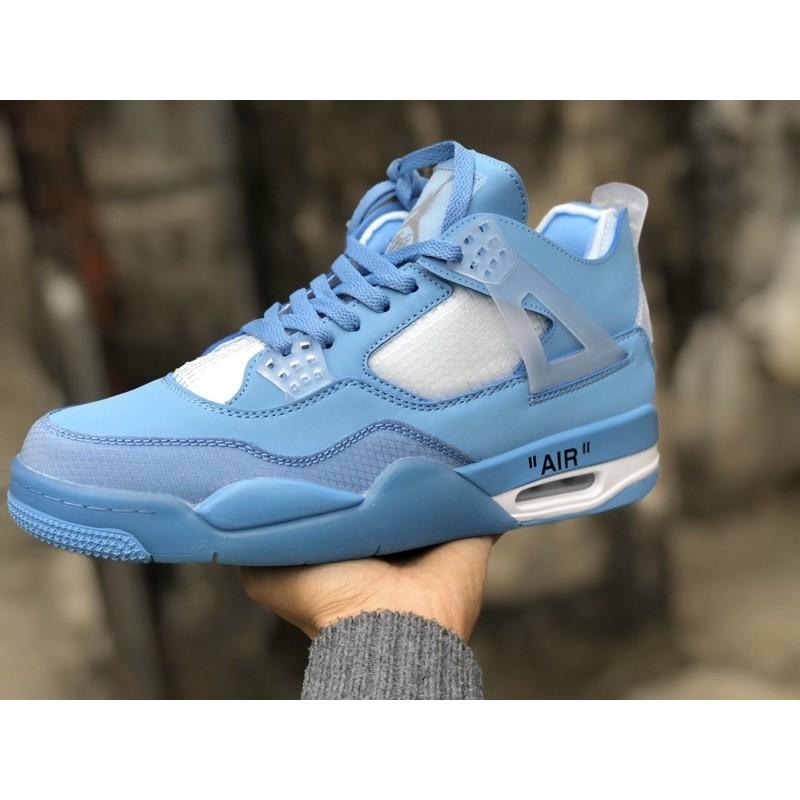 Giầy JD4 retro x offwhite blue 1:1 SC