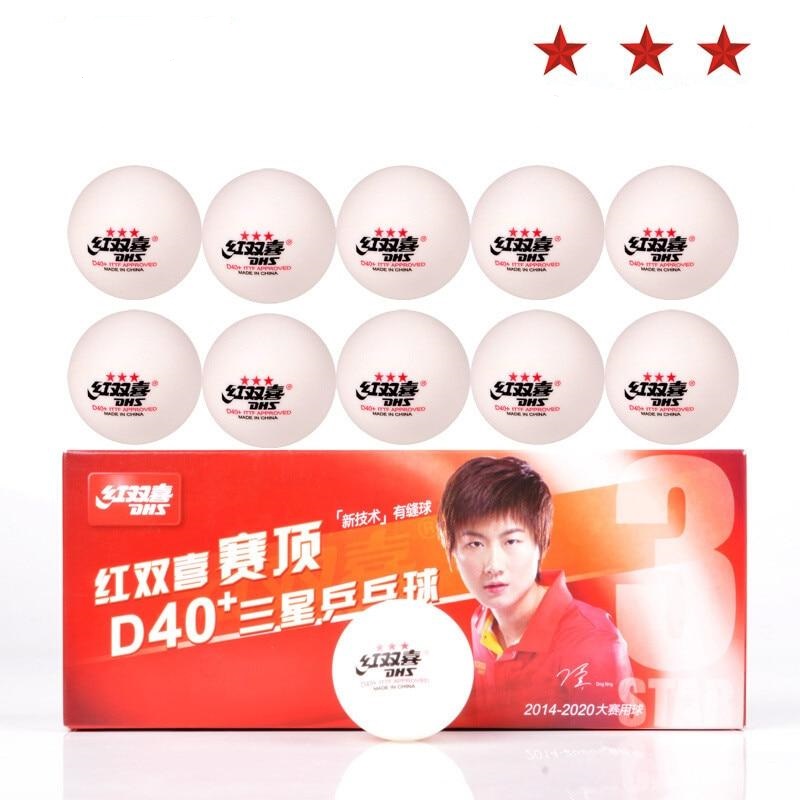 QUẢ BÓNG BÀN THI ĐẤU DHS D40+ DINGNING - 3 SAO CHUẨN THI ĐẤU THẾ GIỚI