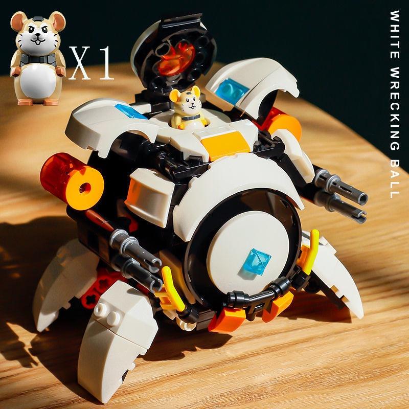 Đồ Chơi Lắp Ráp Kiểu LEGO Overwatch Wrecking Ball Mech Robot 10in1 HAMSTER 50029 Với 234 Mảnh Ghép