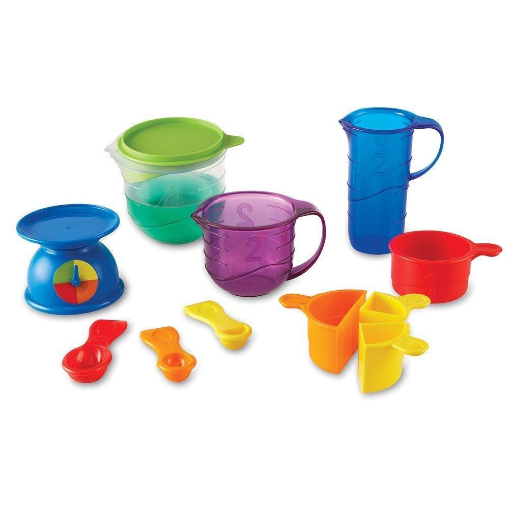 Learning Resources Bộ đồ chơi khoa học - khuấy trộn và cân đong dành cho trẻ em - Primary Science Mix &amp; Measure Set