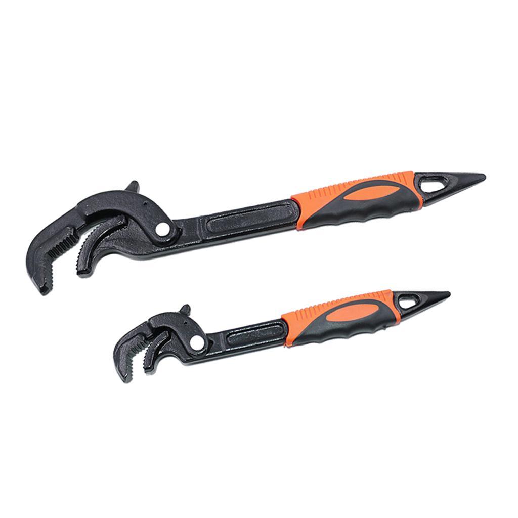 2x 14-63mm Universal Spanner Adjustable Torque Ratchet N Grip Wrench Tools