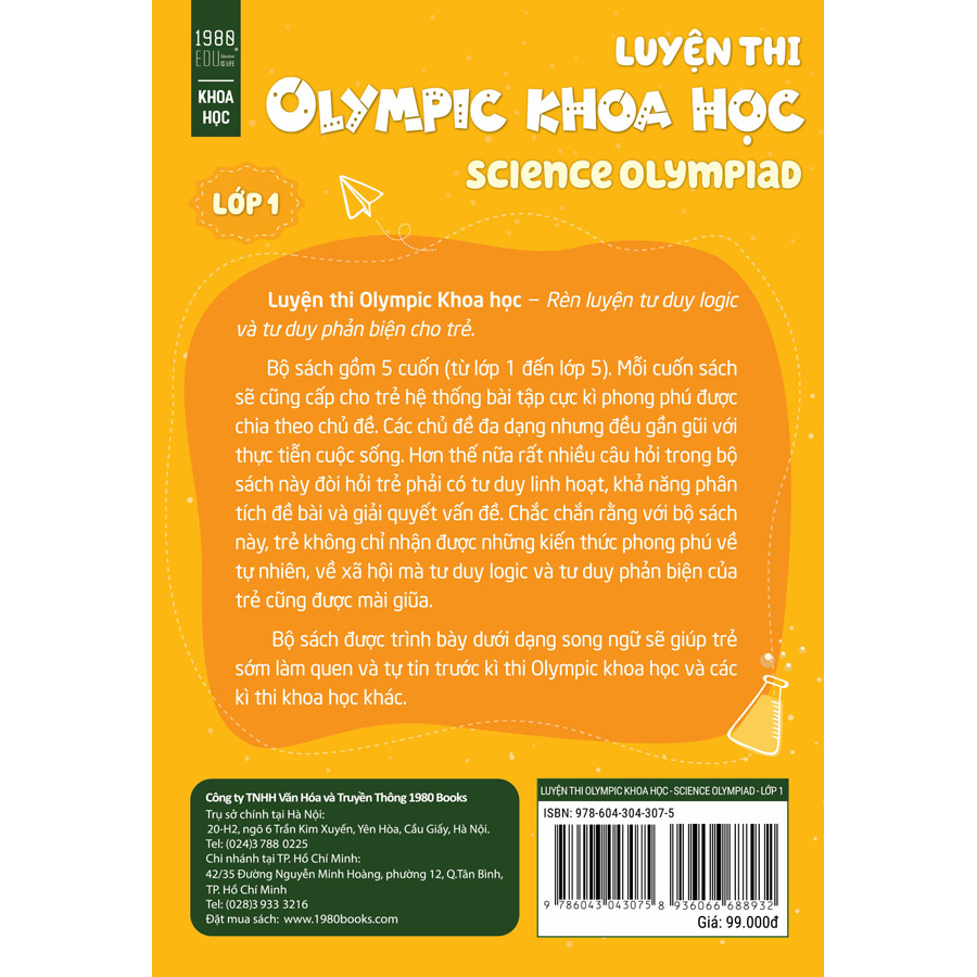 Luyện Thi Olympic Khoa Học-Science Olympiad 1