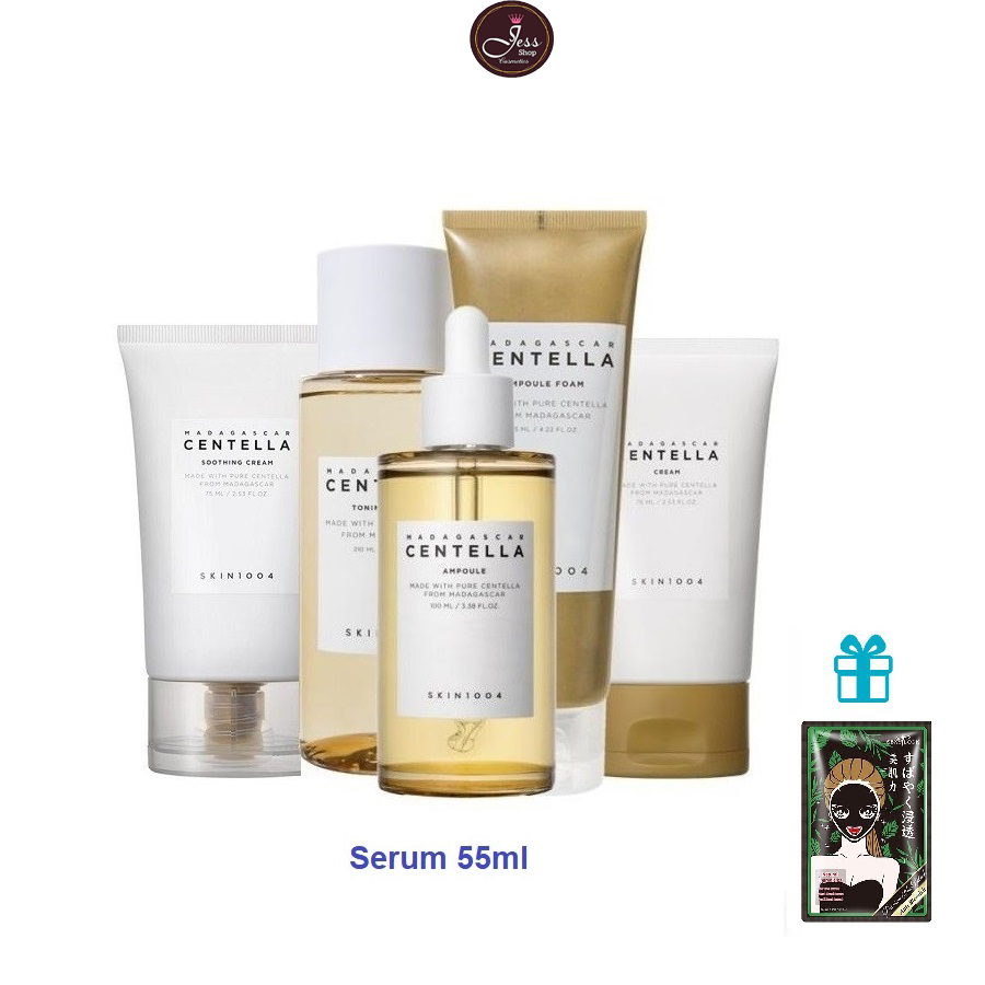 Bộ 5 Sản Phẩm Giảm Mụn Làm Dịu Da Skin1004 Madagascar Centella + Tặng 1 mặt nạ Sexylook