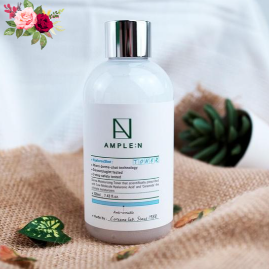 Nước hoa hồng cấp ẩm AMPLE:N Hyaluron Shot Toner