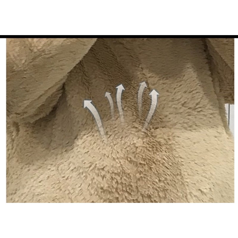 Mascot hoá trang gấu màu kem