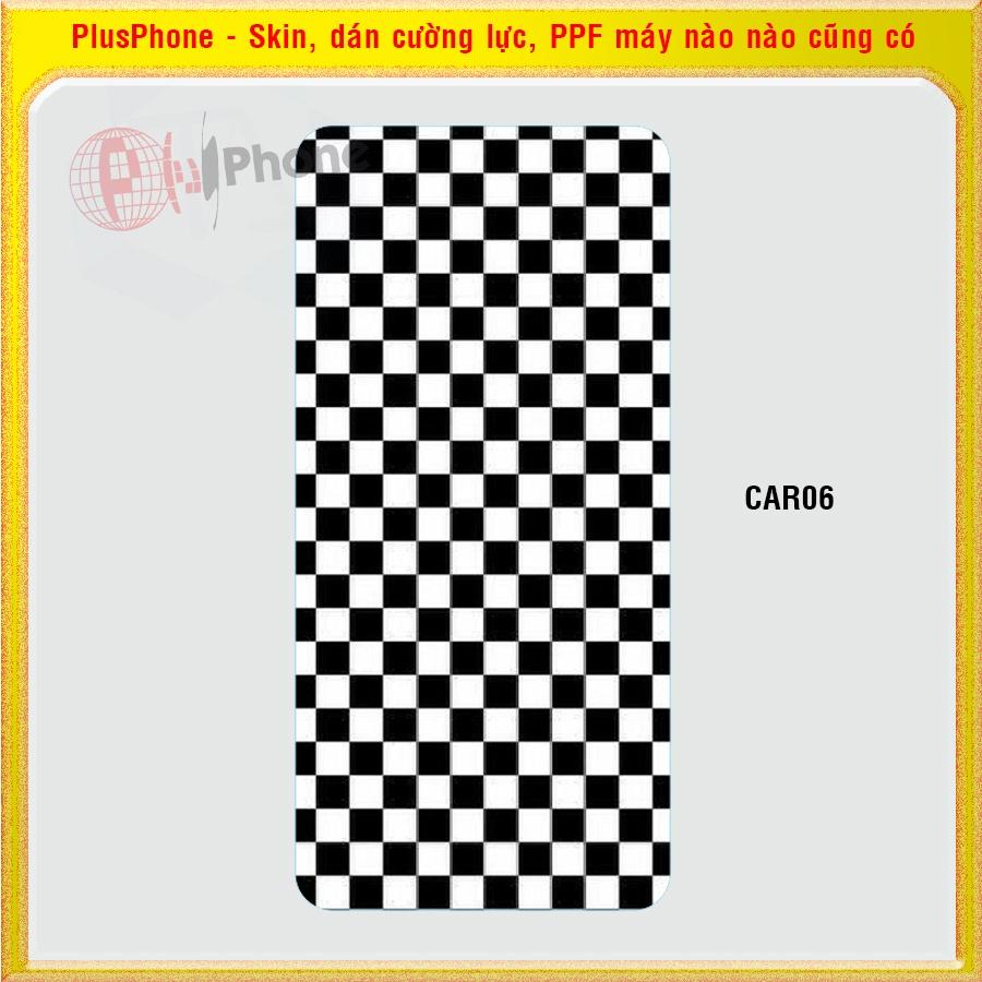 Dán Skin mặt sau cho Google Pixel 4, 4 XL (4XL), 4a, 4a 5G, Pixel 5, 5a 5G in hình caro