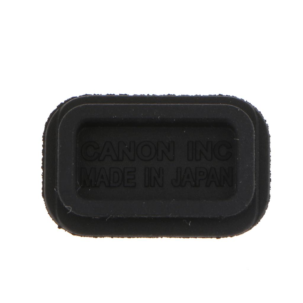 Amagogo Đen Đáy Cao Su Giao Diện Nắp Nắp Bao Da Nắp cho Canon 5D2 40D 50D 7D