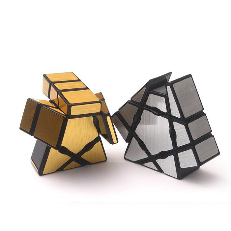 Rubik Biến Thể Rubik Ghost Mirror Cube YongJun 1x3x4 Khối Lập Phương Rubik Vàng Gold