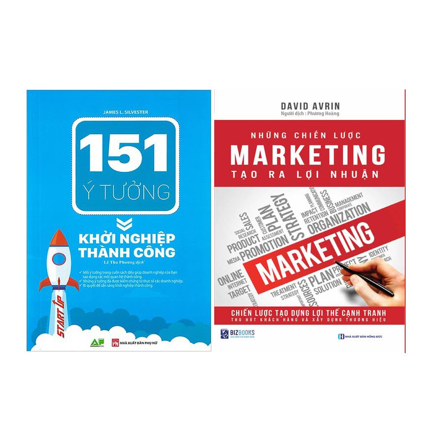 Combo Những Chiến Lược Marketing Và Ý Tưởng Khởi Nghiệp Thành Công Tặng Sổ Tay Ý Tưởng và Bookmark Ngẫu Nhiên