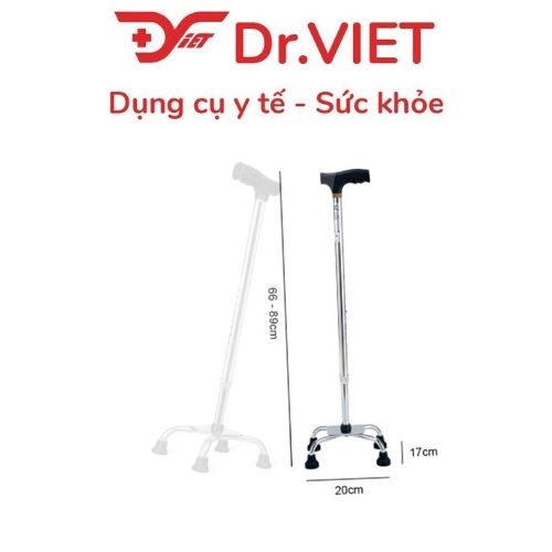 Gậy 4 chân đế thấp LUCASS B-924
