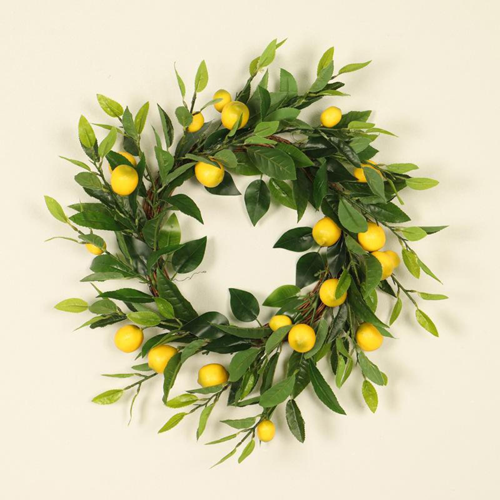 Artificial Wreath  Green Leaf Front Door Balcony Dining Table Garland