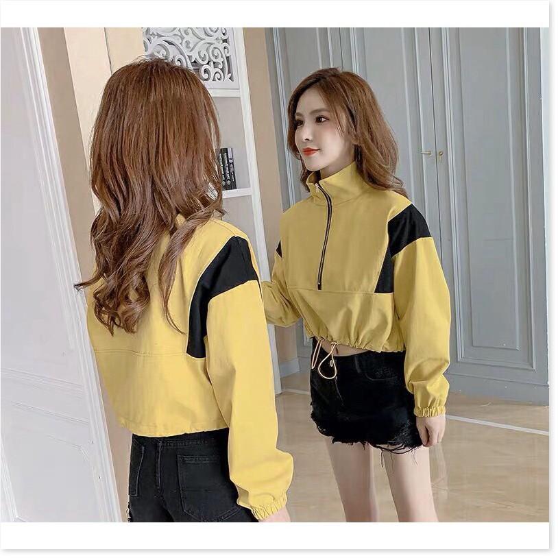 Áo khoác dù nữ dây rút lai cực HOT