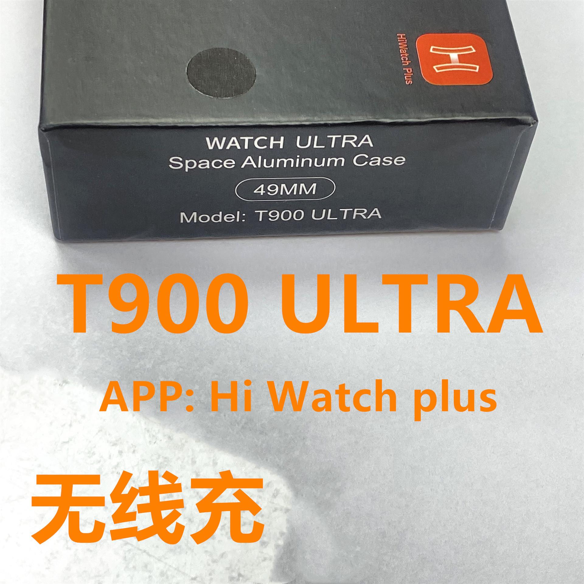 Đảm bảo chất lượng Đồng hồ thông minh T900 ULTRA Màn hình lớn 1.92 inch theo dõi nhịp tim và huyết áp Vòng đeo tay gọi Bluetooth siêu