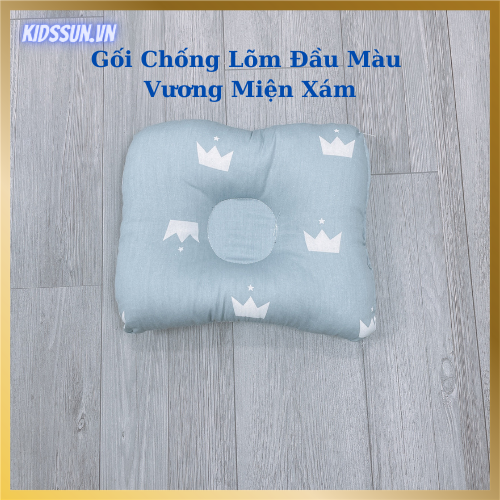 Bộ Gối Lõm, Gối Chặn chống bẹp đầu, méo đầu, móp đầu, con ngủ ngon giấc cho em bé và trẻ sơ sinh