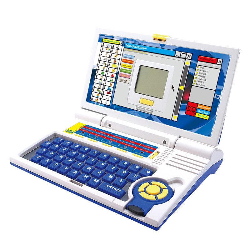 Giá thấp nhất máy giáo dục sớm tiếng Anh cho trẻ em mới giáo dục song ngữ màn hình LCD máy tính nhỏ máy tính tiếng Anh cho bé