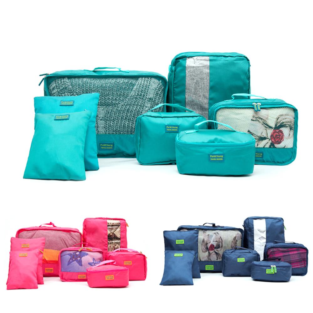 Set 7 túi đựng hành lý du lịch có chống thâm nước