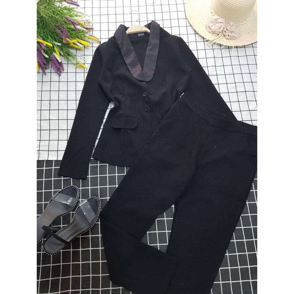 SET BỘ VEST CỔ SEN CÁCH ĐIỆU