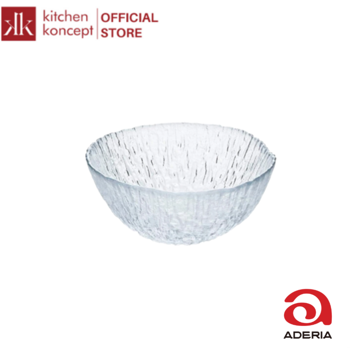 Aderia - Mizore - Bộ chén thủy tinh - 13cm - 3 cái