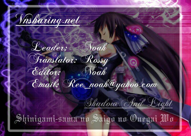 shinigami-sama ni saigo no onegai wo chapter 18 1