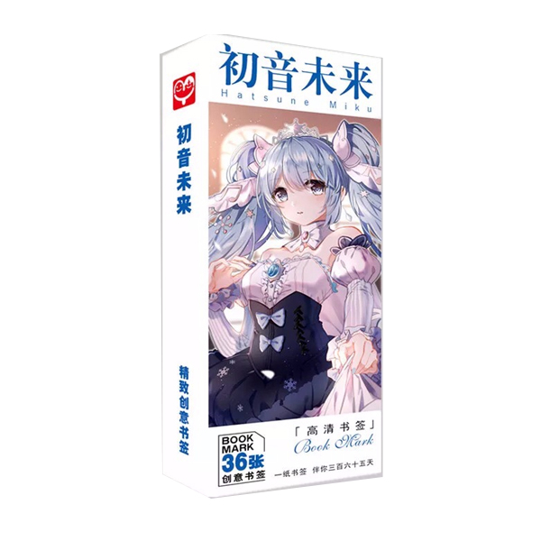 Hộp ảnh Bookmark Miku 36 tấm thiết kế độc đáo