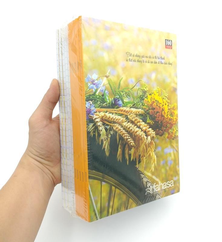 Tập 4 Ly Ngang 160 Trang ĐL 60g/m2 - FAHASA (Mẫu Màu Giao Ngẫu Nhiên)