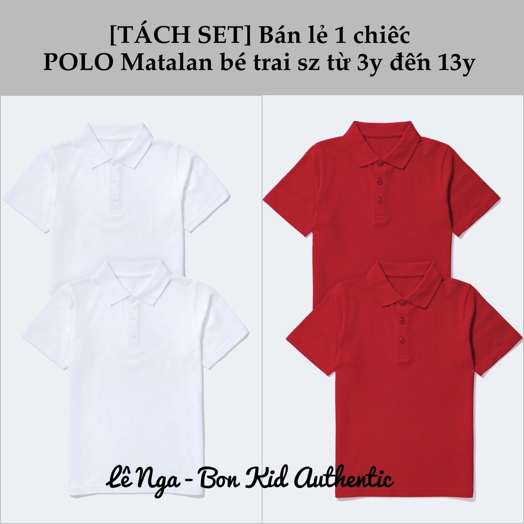 Áo bé trai POLO MATALAN bán lẻ sz từ 3y đến 13y